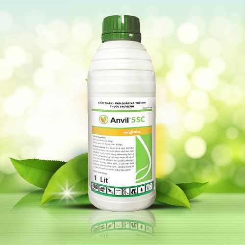 ANVIL 5SC chai 1 lít - Thuốc  trừ nấm bệnh tác dụng kép sạch bệnh và dưỡng cây