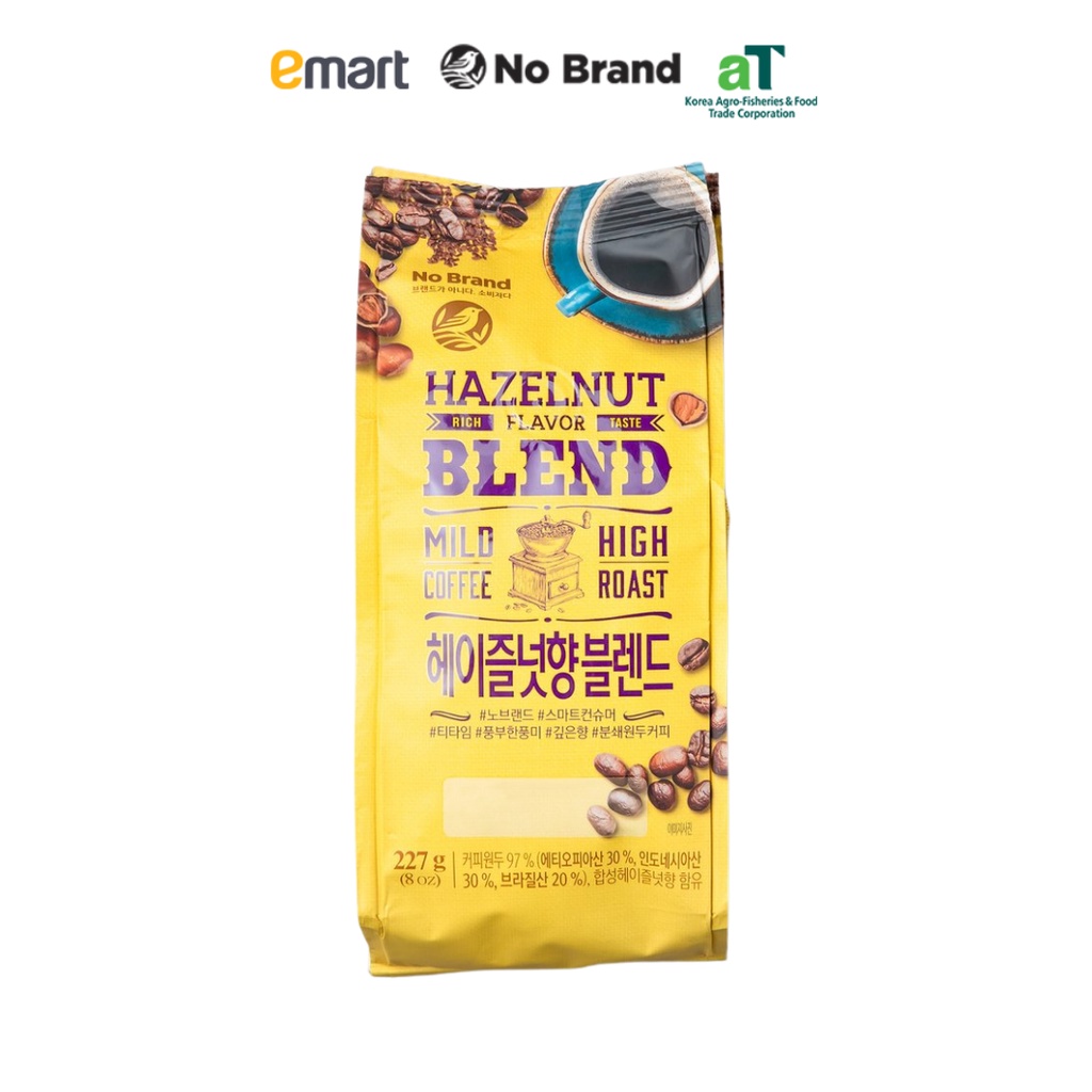 Bột Cà Phê Rang Hương Hạt Phỉ Hazenut Dùng Pha Phin, Giấy Lọc, Máy Pha Cà Phê No Brand 227g - Emart VN