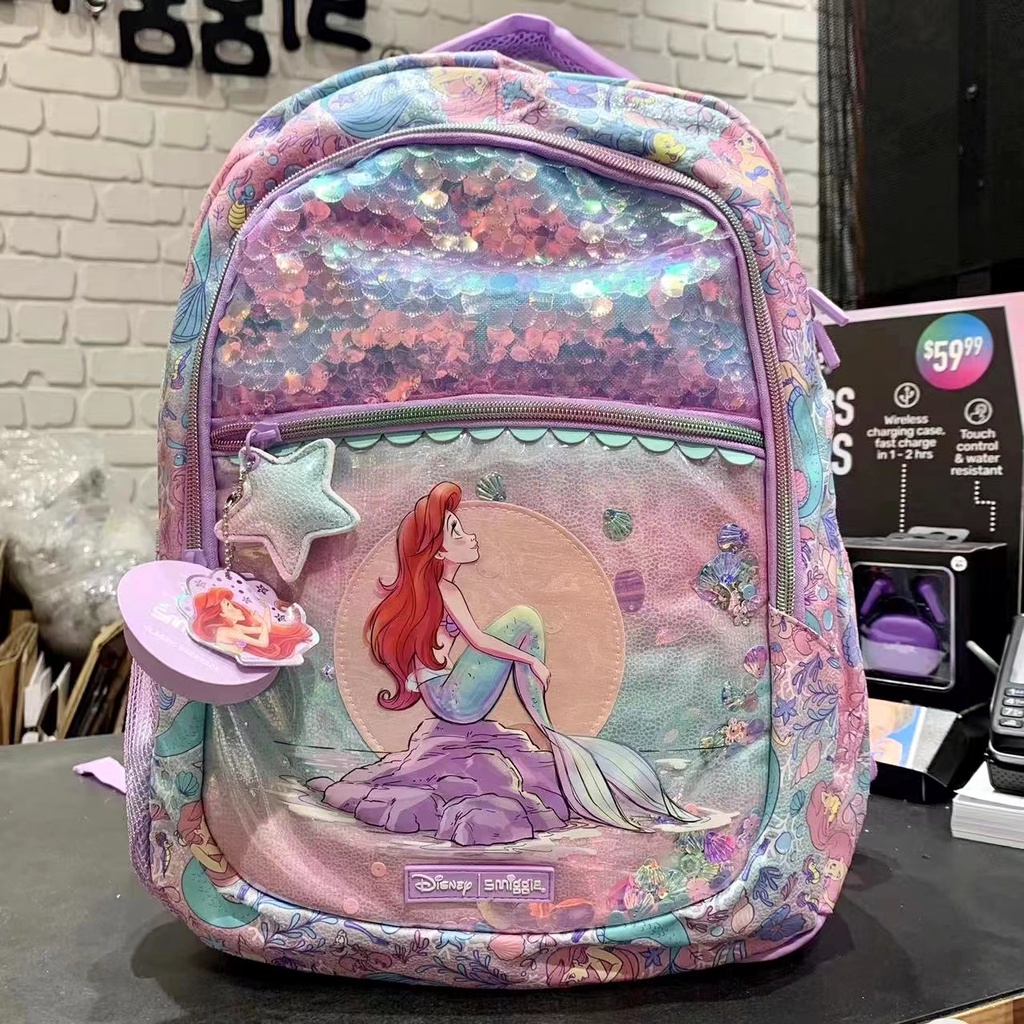 Balo Đi Học Họa Tiết Nàng Tiên Cá Cho Bé