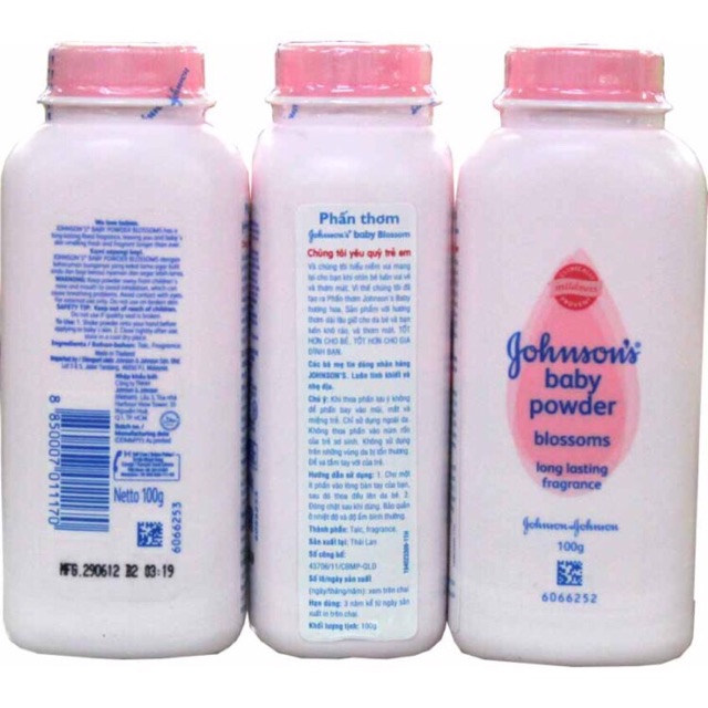 PHẤN RÔM JOHNSON BABY THÁI LAN 100GAM