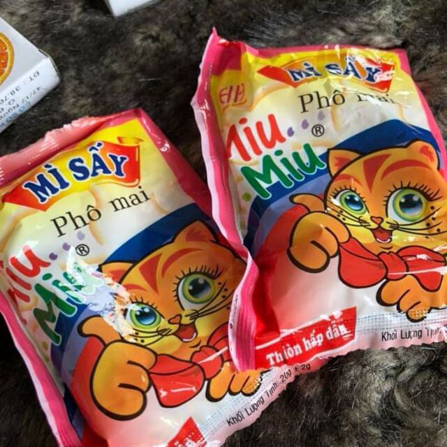 Mì phô mai sấy