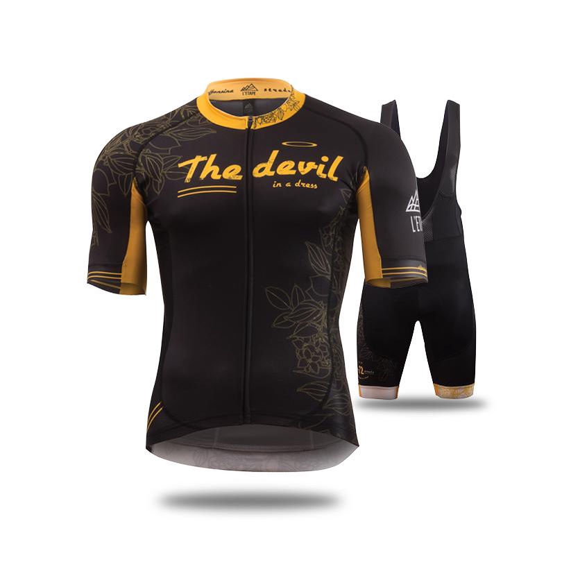 Bộ đồ thể thao áo Jerseys tay ngắn và quần short in họa tiết thời trang 2021 cho đi xe đạp xe moto ngoài trời