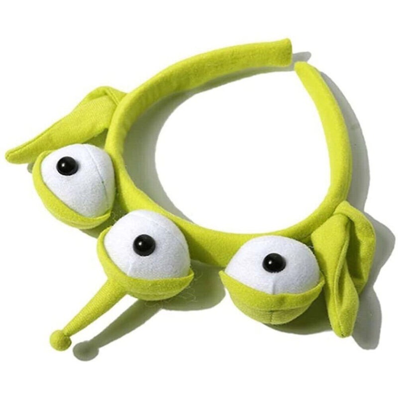 Toy Story Green Headband Alien Cosplay Costume Accessories Anime Three-eyes Monster Hair Bands Cute Funny Cartoon Hairbands Girl Women
