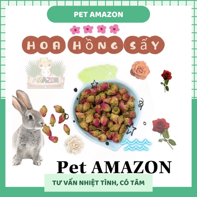 Hoa hồng giảm stress &amp; làm mát cho Hamster