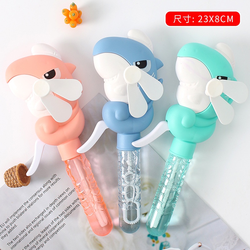Quạt Thổi Bong Bóng mini Cầm Tay Cho Trẻ Em Chơi Mùa Hè