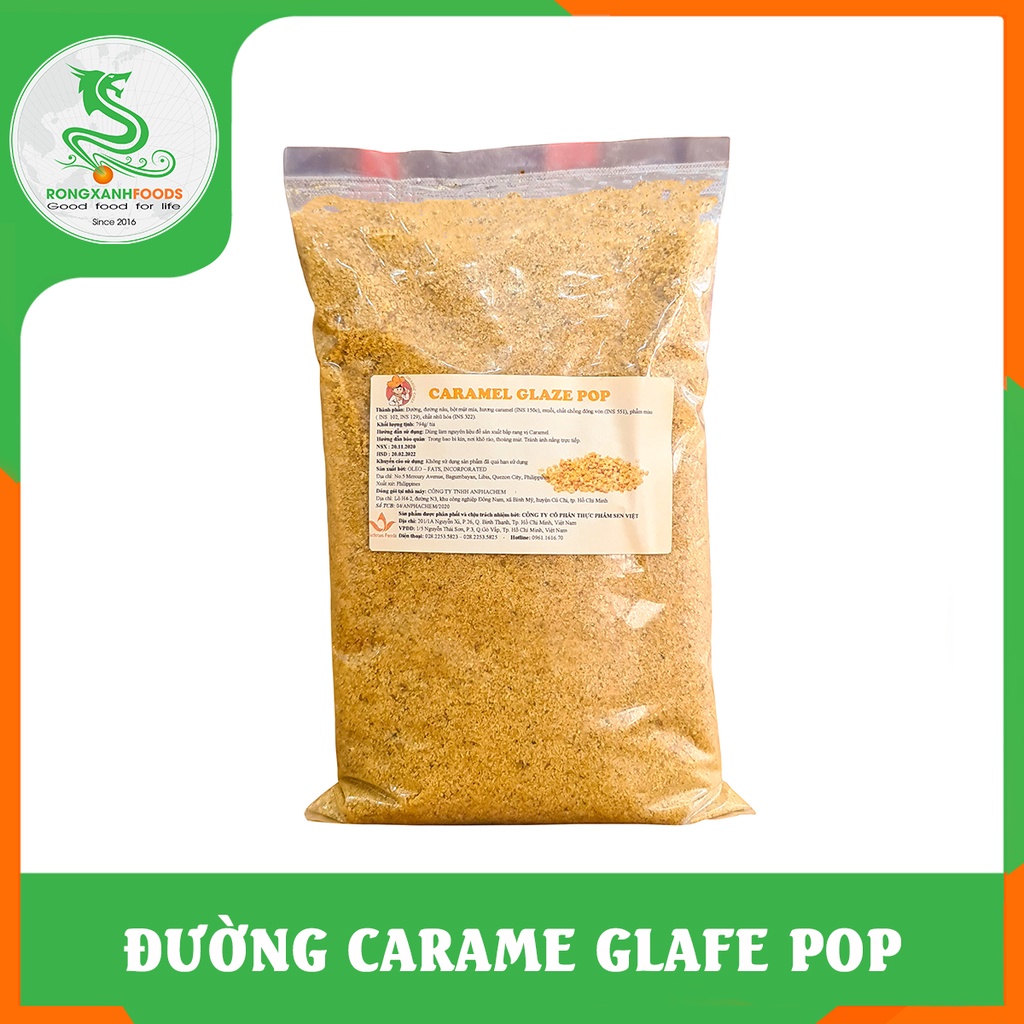 Đường Caramel nổ bắp