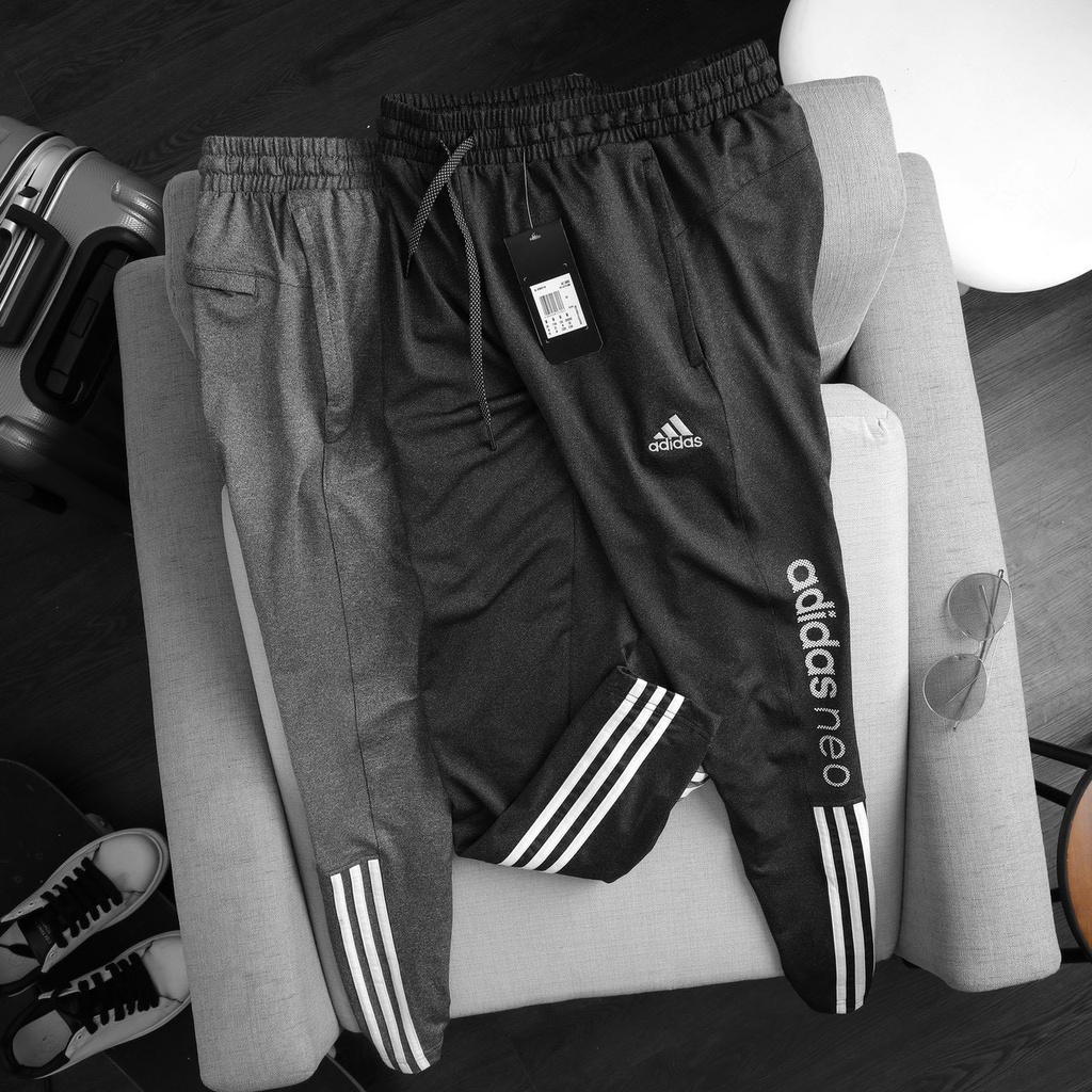 (bigsize) Quần thun dài ống suông nam bigsize neo form 80kg - 130kg mặc đẹp/Đen/Đen khói/Xám