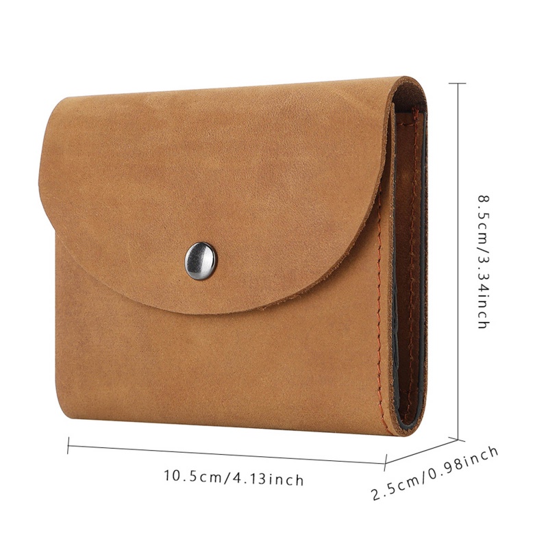 Youyo Ví Da Mỏng Đựng Thẻ RFID Phong Cách Vintage Cho Nữ