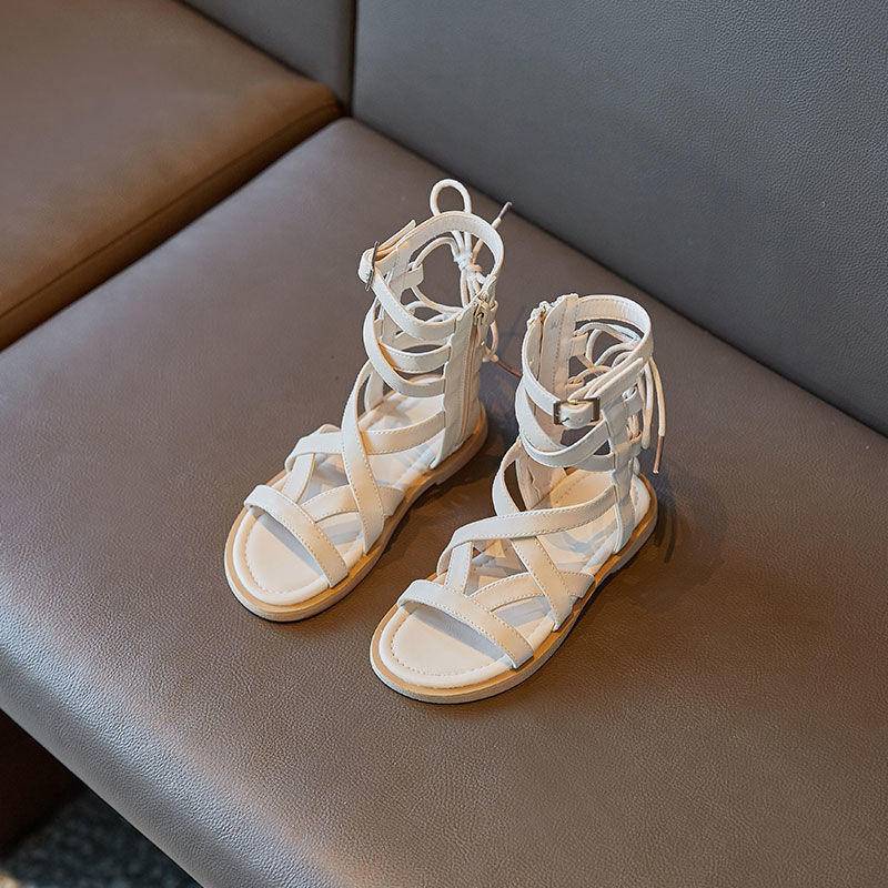 Giày Sandal Công Chúa Hở Ngón Thoải Mái Thời Trang Mùa Hè Cho Bé Gái 5 Tuổi