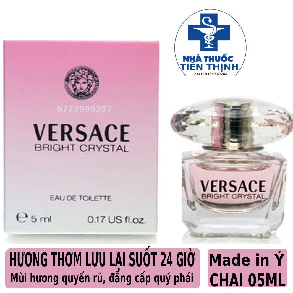 Nước hoa Mini VERSACE BRIGHT CRYSTAL 5ml.