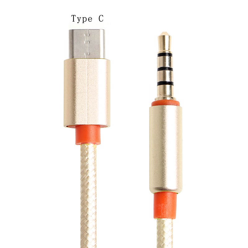 Cáp chuyển đổi đầu usb type-c sang jack audio AUX 3.5mm