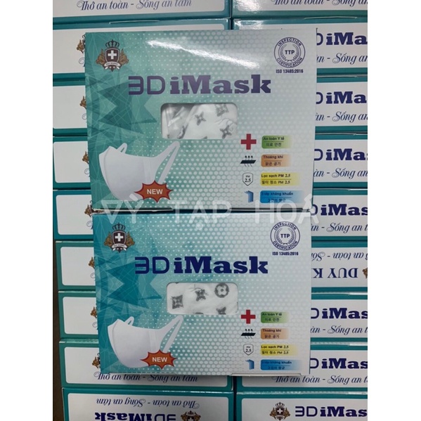 Khẩu trang 3D mask hoàng linh chính hãng hộp 50 chiếc