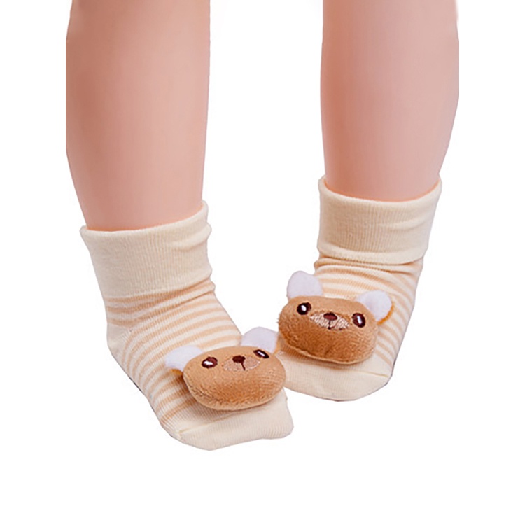 Vớ Cotton Mềm Mại Chống Trượt In Họa Tiết Hoạt Hình Thời Trang Xuân Thu Cho Bé Trai Và Gái Sơ Sinh