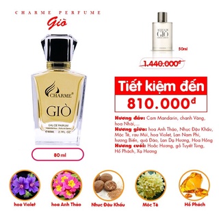 Nước hoa nam Charme Giò 80ml