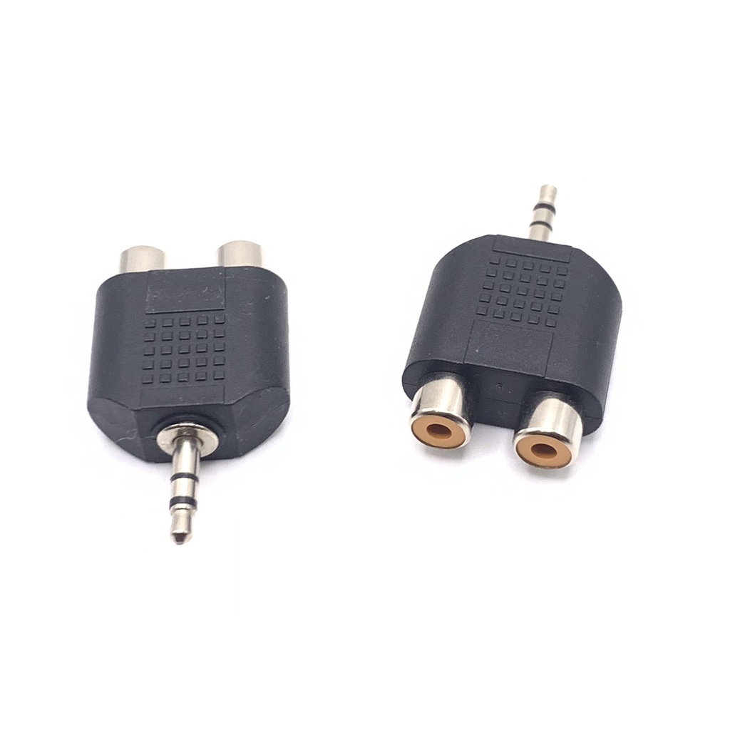 Jack 3.5  Ra 2 Đầu Hoa Sen  SAB-01 - Jack Chuyển 3.5 Chất Lượng - Đầu Chia Jack 3.5 Lỗi 1 Đổi 1 Trong 7 Ngày