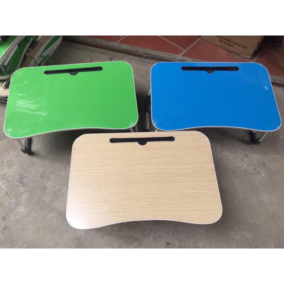 Bàn học gấp gọn có khe cắm có ảnh thật hàng xịn | BigBuy360 - bigbuy360.vn