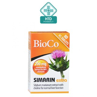 [Hàng nhập Hungary] Giải độc gan, Hạ men gan - BioCo Simarin Extra (Hộp 20 viên x 4 vỉ)
