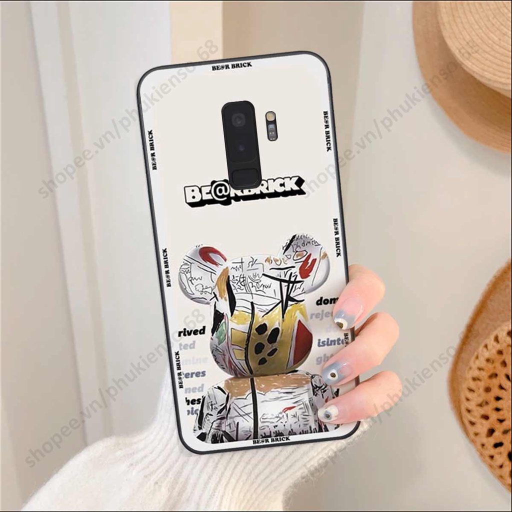 Ốp lưng điện thoại Samsung S9 / S9 Plus / S9+ elegant, gấu be@rbrick cao cấp, vỏ ốp rẻ đẹp