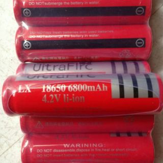 PIN SẠC ĐỎ 68000MAH 3.7 V 4.2v UltraFire dung lượng cao