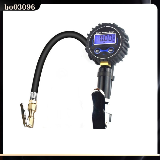 Máy Bơm Lốp Xe Kỹ Thuật Số Có Đồng Hồ Đo Áp Suất 200 Psi