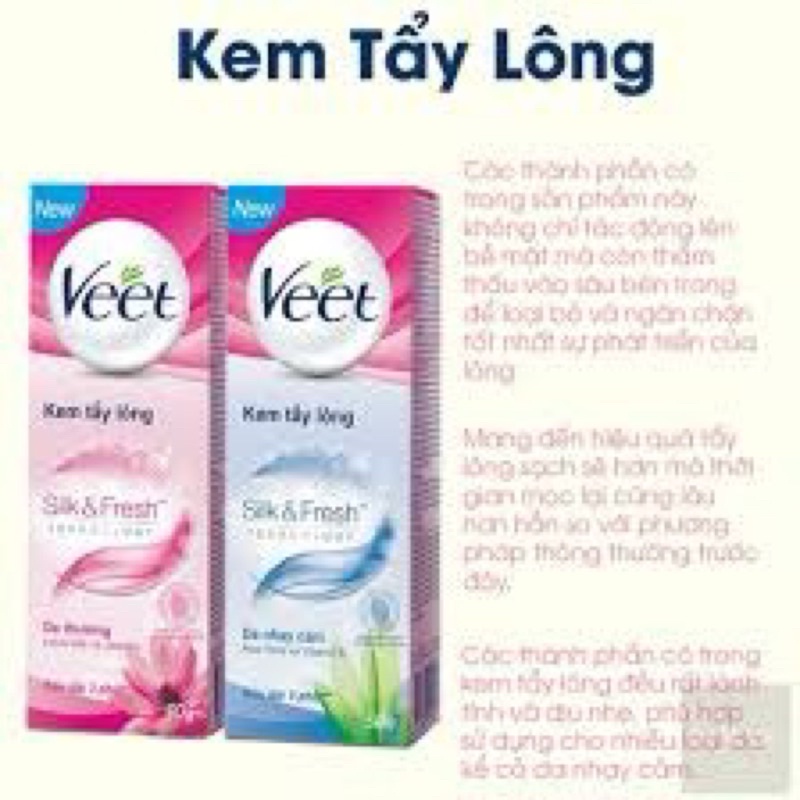 KEM TẨY LÔNG VEET 50g