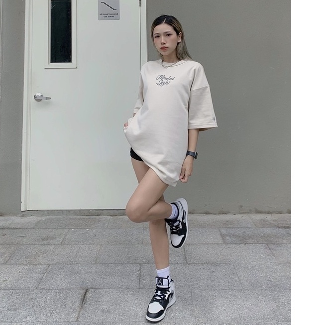 Áo Thun MENTAL® Thêu /Basic/ Oversize Tee