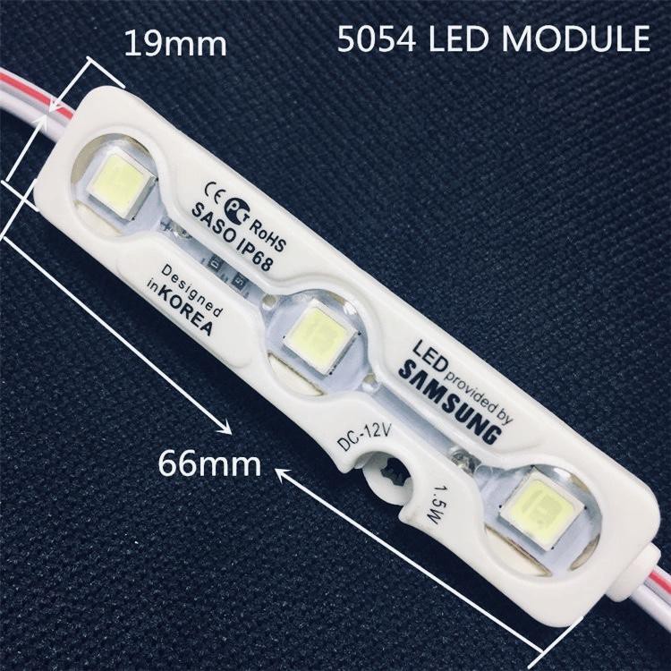 Led samsung 5054 màu vàng ( 2 thanh = 6 bóng )