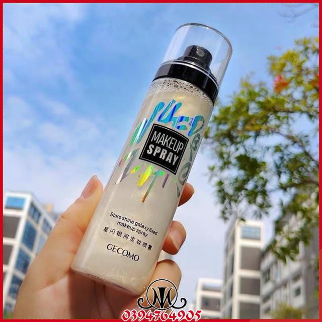 Xịt nhũ cố định lớp trang điểm Gecomo Star Shine Galaxy Spray bản dupe của Mac Fix+ Shimmer MO23 | BigBuy360 - bigbuy360.vn