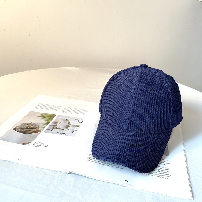 Mũ Lưỡi Trai Vải Nhung Màu Sắc Thời Trang