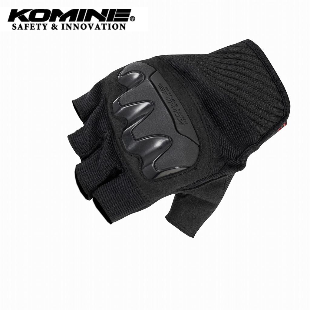 Komine GK-242 Găng tay nửa ngón bảo vệ lưới Găng tay xe máy KOMINE