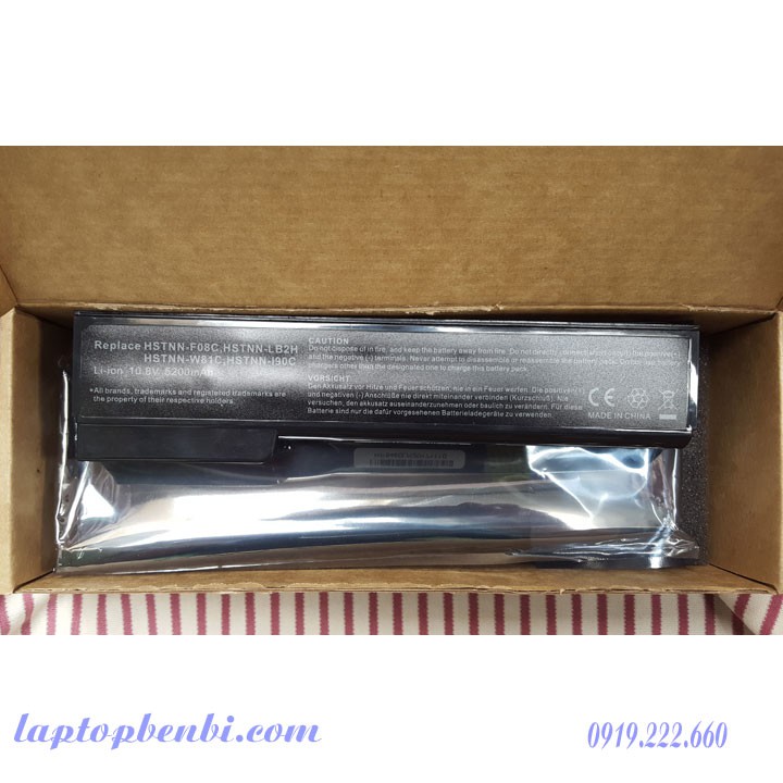 Pin laptop 6cells HP Elitebook 8460p, 8460w, 8470p,8470w - Pin Battery 6cells 5200mAh hp 8470p,8470w, 8460p, 8460w