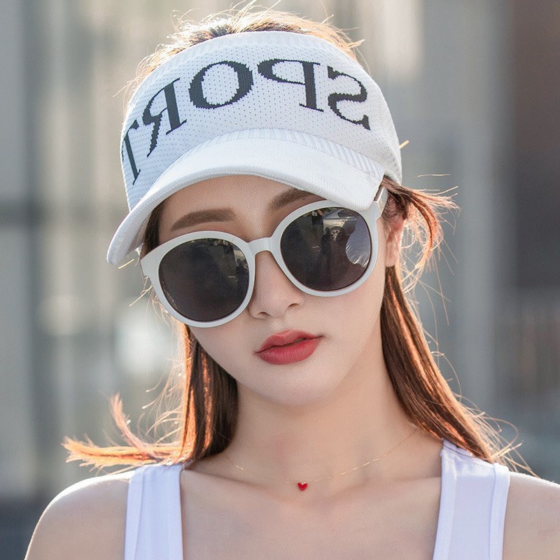Kính Mắt V Màu Trắng Bản To Siêu Hot