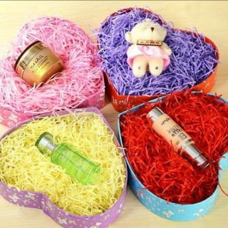 1 kg giấy vụn nhiều màu trang trí giá sỉ