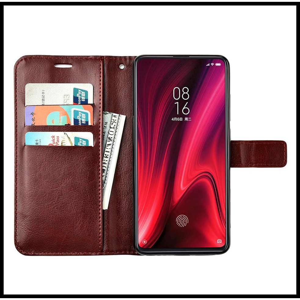 Flip Leather Case softcase Vivo 1606 1609 1610 1611 1716 1723 1808 1811 1812 1816 1818 1820 Flipcase Cover Dompet Wallet Casing