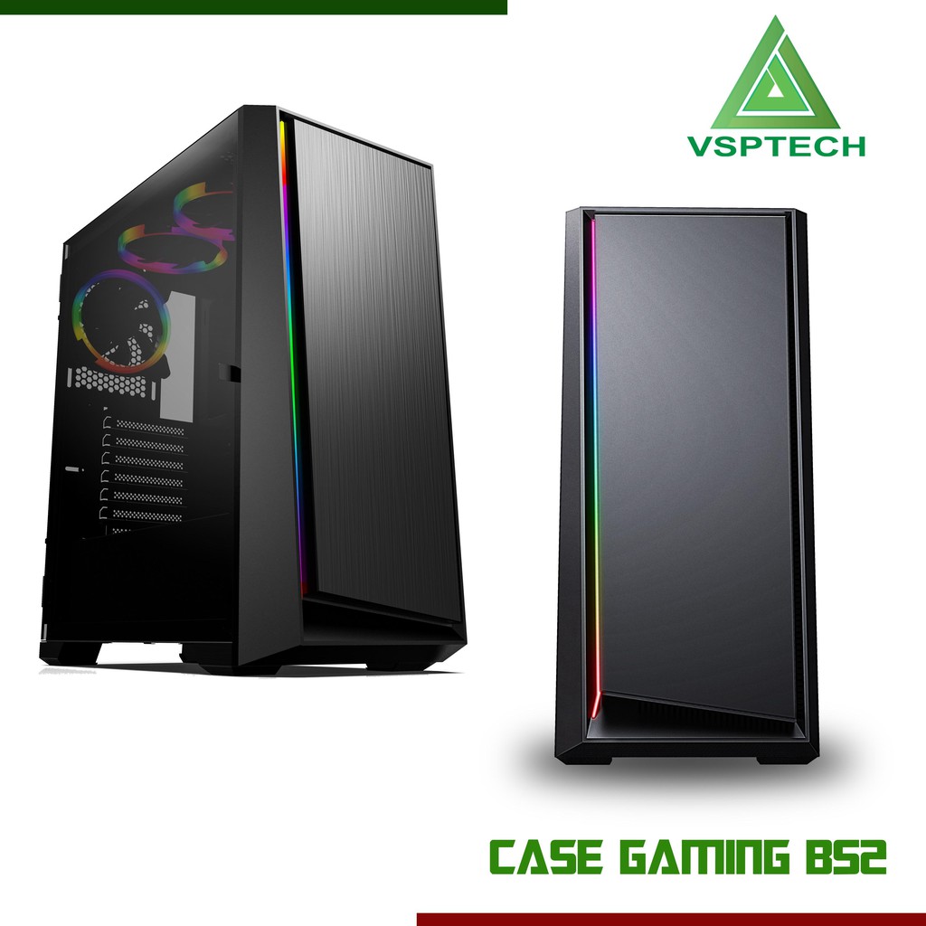 Case Vision B52 Server LED RGB (Kính cường lực) có LED sẵn cực đẹp bảo hành 1 tháng 1 đổi 1