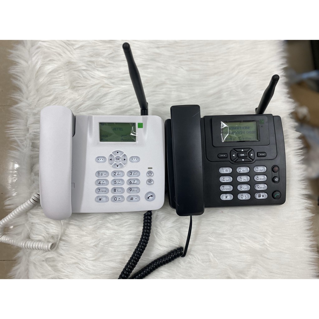 Điện Thoại Bàn Không Dây Lắp Sim GPhone HomePhone Viettel Vina Mobifone Giá Rẻ