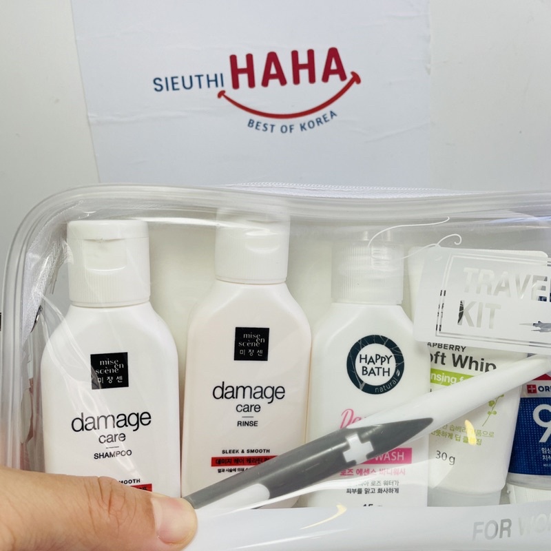 Bộ kit du lịch cho nam nữ nhập khẩu hàn quốc MISE EN SCENE KOREAN TRAVEL KIT