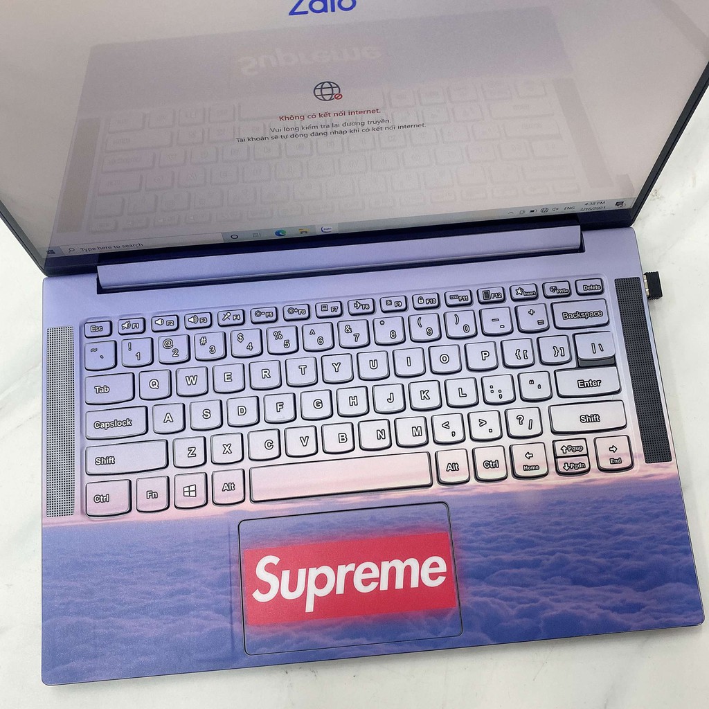 Decal Skin dán Laptop cho tất cả các dòng máy mẫu Supreme loang-sup01 (shop sẽ liên hệ xin model máy)