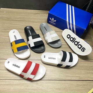 Dép nam adidas kẻ sọc đế chữ adidas cao cấp