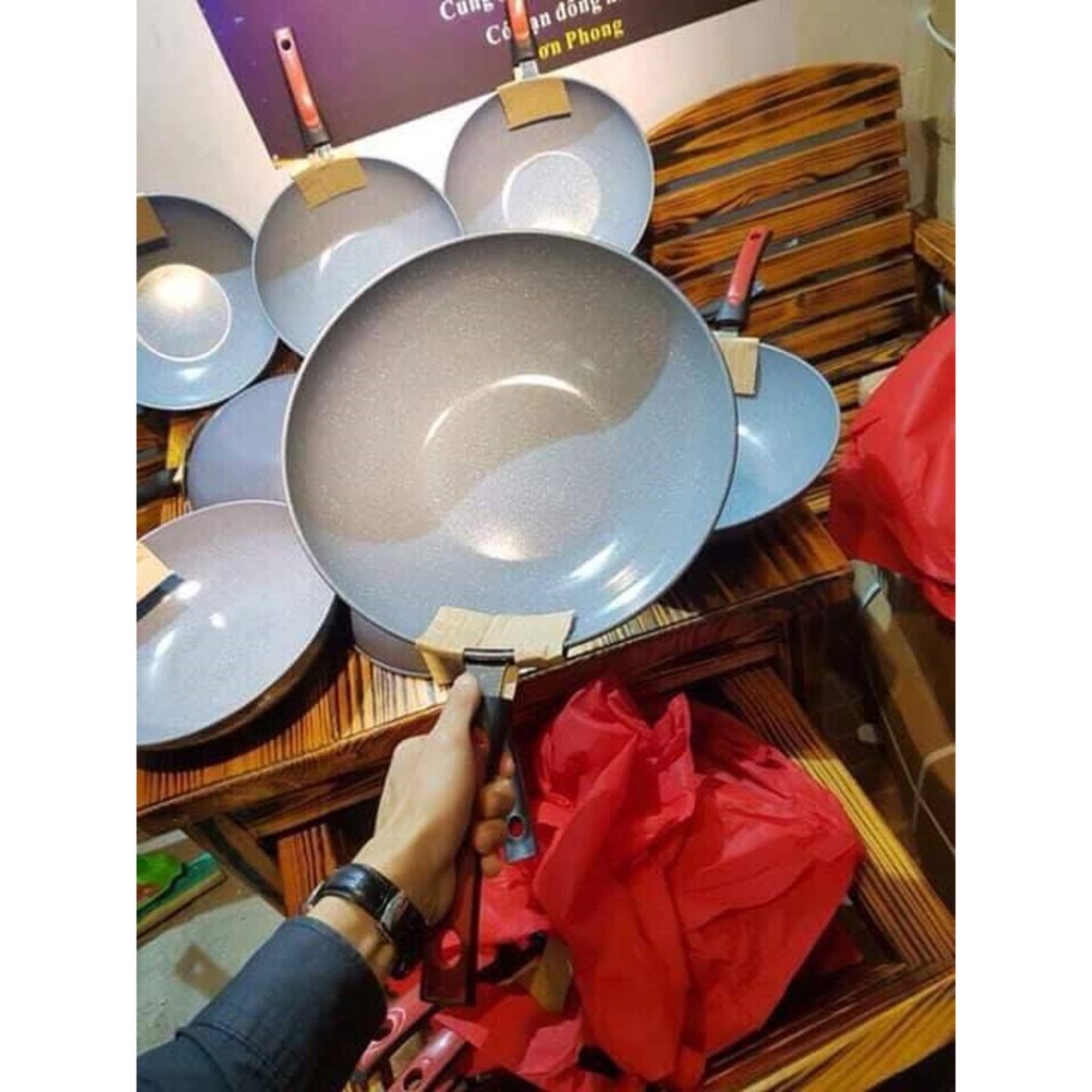 CHẢO ĐÁ CHỐNG DÍNH CERAMIC 32CM