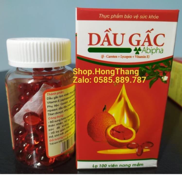 Dầu gấc DHA omega đẹp da chống lão hóa, nhức mắt ,mỏi mắt