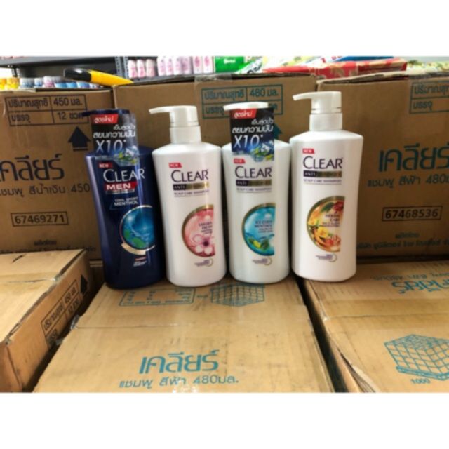 Dầu gội clear  anh đào .thảo dược .bạc hà.clear men