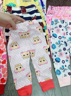 Combo 10 quần chục dài mặc điều hòa cho bé
