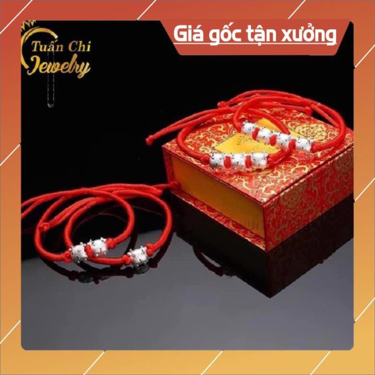 Lắc Tay Chỉ Đỏ ⚡HÀNG CHUẨN ⚡ Vòng Tay Chỉ Đỏ May Mắn, Tài Lộc, Kết Hợp Charm Con Trâu Mẫu Đẹp nhất 2021 FREE SHIP