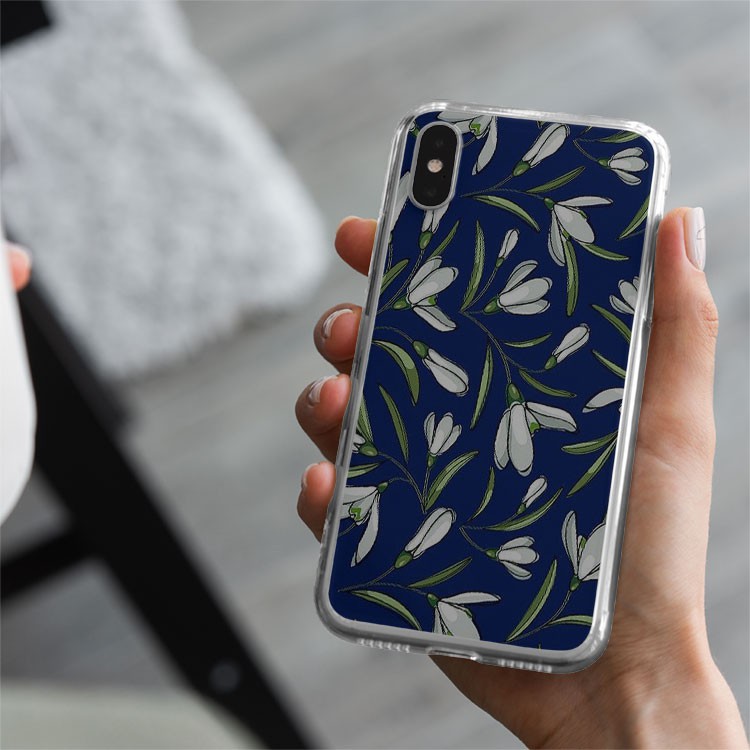 Vỏ ốp ĐT đẹp hoa nhài trắng TG Case Hàng cao cấp cho các loại Iphone PAT20210190