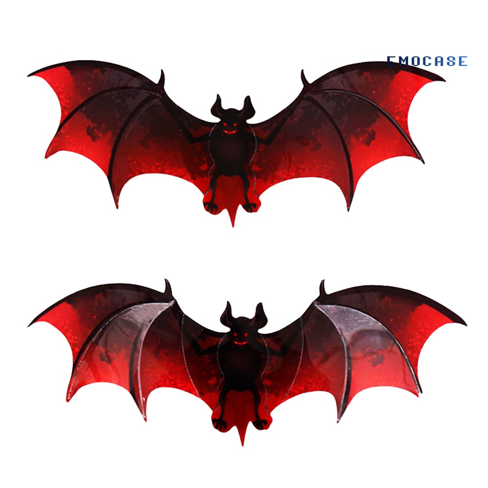 Set 12 Decal dán tường Trang Trí Chủ Đề Halloween 3D