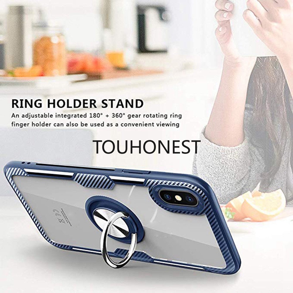 Ốp Điện Thoại Có Nhẫn Xỏ Ngón Tay Cho iphone XS Max XS XR X 6 6S 7 8 Plus SE 2020 SE 3 11 Pro Max 12 Pro