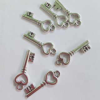 10 mặt xi bạc chìa khoa 12k
