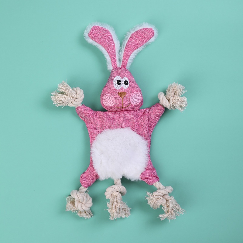 Đồ Chơi Dây Thừng Cotton Phát Ra Âm Thanh Cho Thú Cưng Gặm