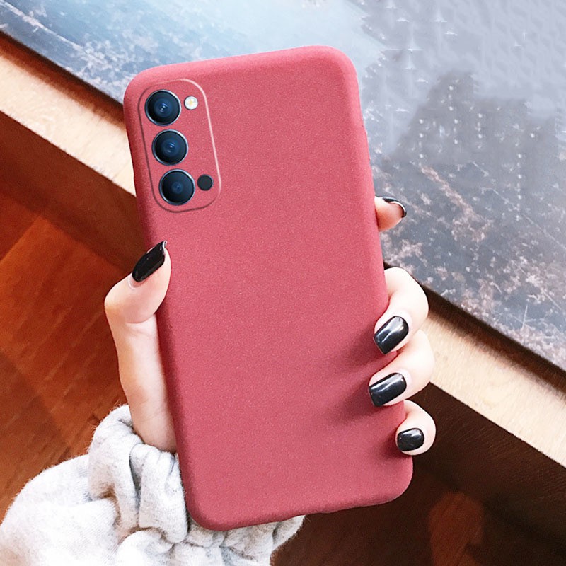 Ốp lưng Điện Thoại Nhám Thời Trang Cho Oppo A57 2022 A96 A76 A16 A95 A74 A93 A94 4G 5G Reno 7 6z 5 5G 4 Pro 4G